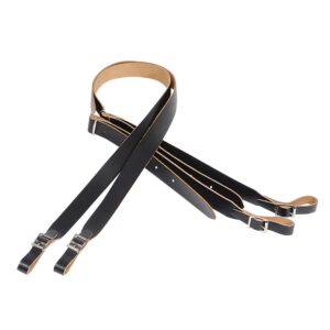 Levy's M18-BLK Tracolla per Fisarmonica in pelle Black 1'