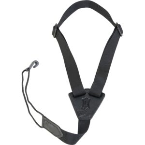 Levy's M20-BLK Tracolla per ukulele in nylon Black 1'