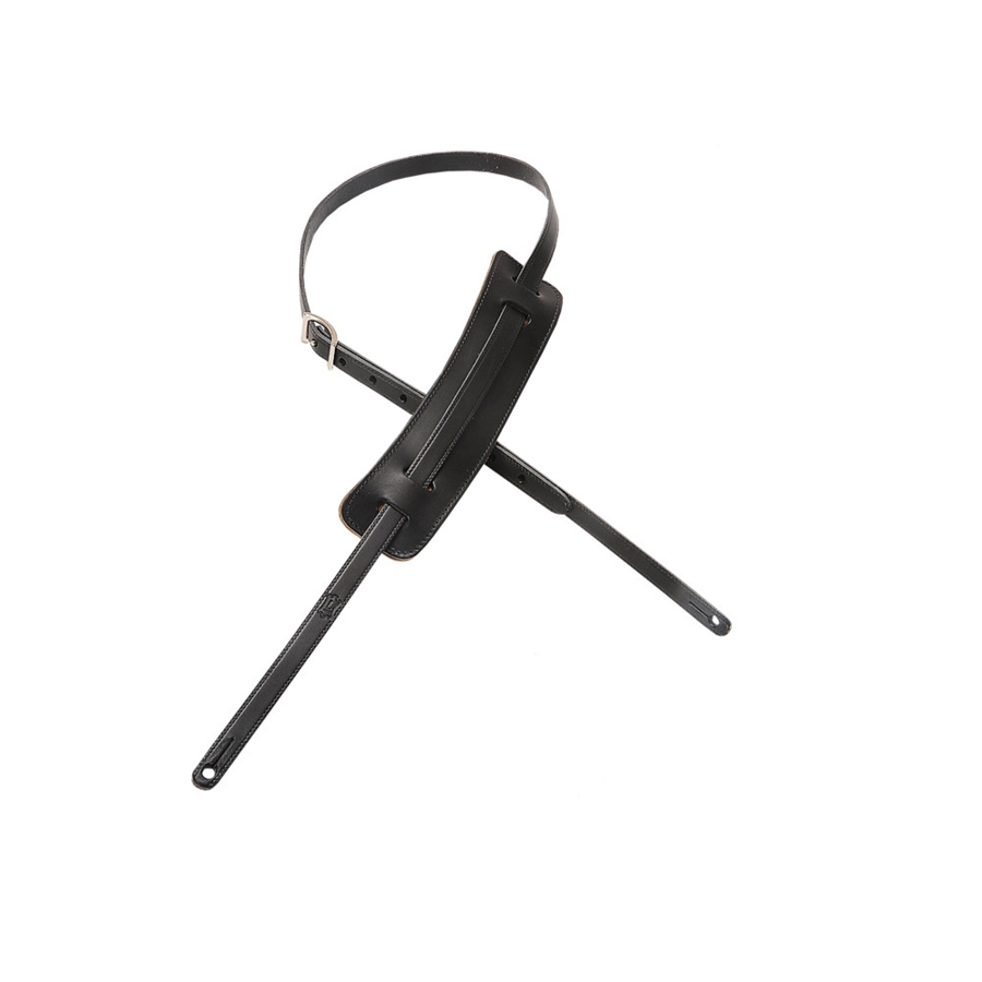 Levy's M25-BLK Tracolla Vintage-Style in pelle conciata al vegetale Black 5/8'