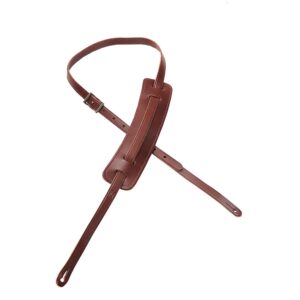 Levy's M25-BRG Tracolla Vintage-Style in pelle conciata al vegetale Burgundy 5/8'
