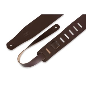 Levy's M26-DBR Tracolla in pelle conciata al cromo Dark Brown 2 1/2'