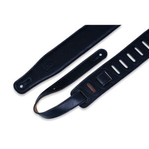 Levy's M26GF-XL-BLK Tracolla XL in pelle imbottita Black 2 1/2'