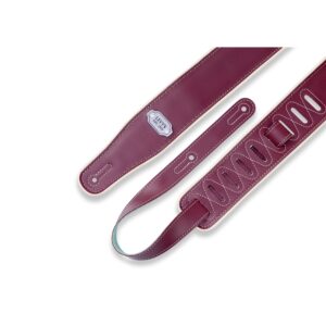 Levy's M26VCP-BRG_SEA Tracolla in vinile reversibile Burgundy e Seafom 2 3/4'