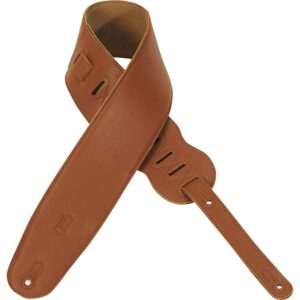 Levy's M4GF-TAN Tracolla in pelle con retro in pelle scamosciata Tan 3 1/2'
