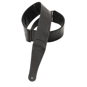 Levy's M7GG3-BLK Tracolla in pelle Black 3'
