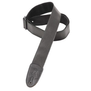 Levy's M7GP-BLK Tracolla in pelle con retro in polipropilene Black 2'