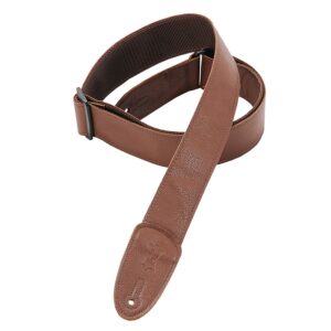 Levy's M7GP-BRN Tracolla in pelle con retro in polipropilene Brown 2'