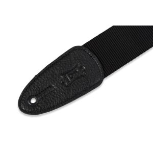 Levy's M8-BLK Tracolla in poliestere pesante Black 2'
