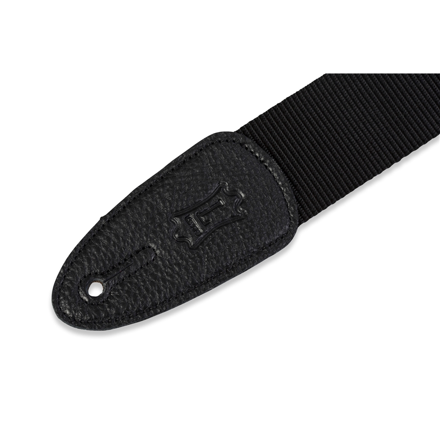 Levy's M8-BLK Tracolla in poliestere pesante Black 2'