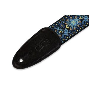 Levy's M8HT-04 Tracolla in tessuto Floral Blue and Yellow 2'