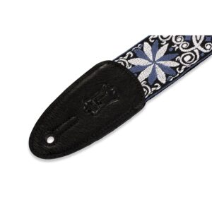 Levy's M8HT-10 Tracolla in tessuto Floral Blue and White 2'