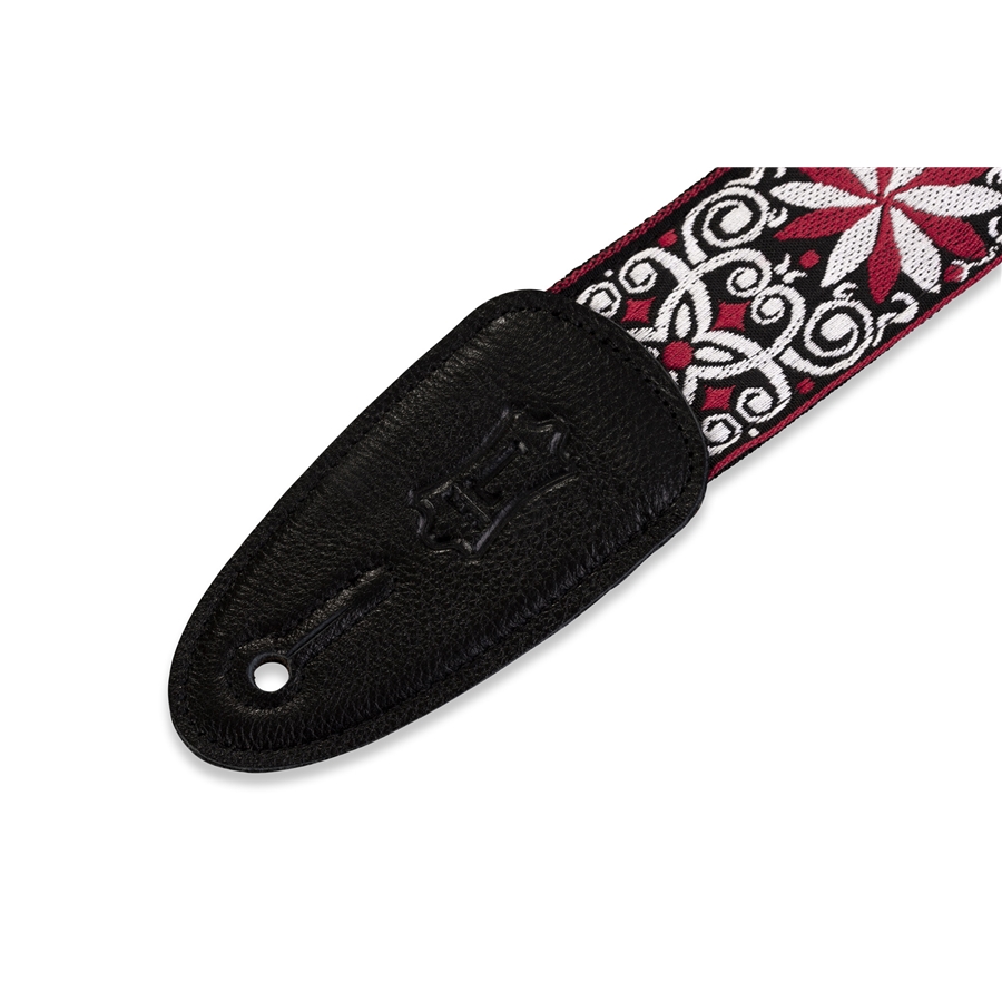 Levy's M8HT-12 Tracolla in tessuto Floral Red and White 2'