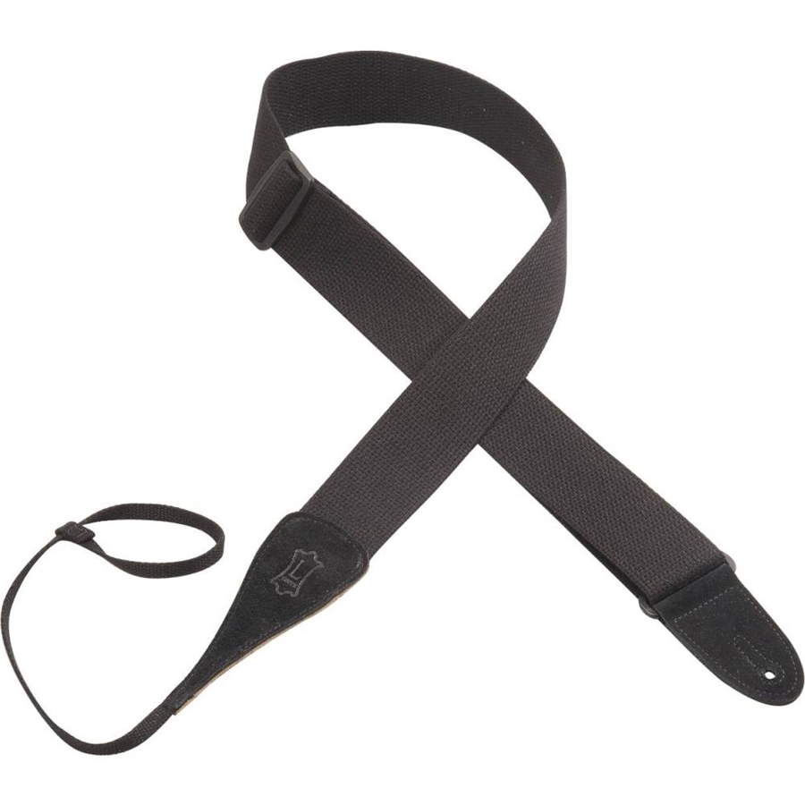 Levy's MC8A-BLK Tracolla in cotone con laccio Black 2'