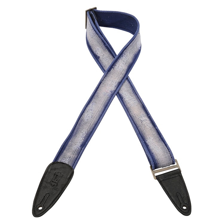 Levy's MC8DS-BLU Tracolla in cotone distressed Blu 2'