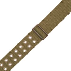 Levy's MC8TWEY-GRN Tracolla in cotone usurato con occhielli in ottone Green 2'
