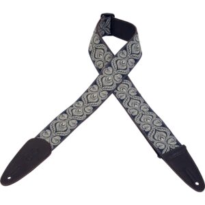 Levy's MGJ-001 Tracolla in jacquard Blue & White 2'
