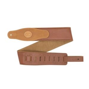 Levy's MGS83CS-TAN-SND Tracolla in pelle imbottita con retro in pelle scamosciata Tan 3'