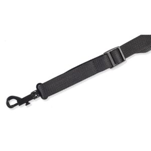 Levy's MP27-BLK Tracolla per sax in poliestere con pad in neoprene Black 2 3/8'
