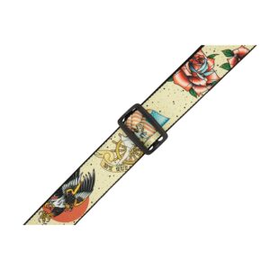 Levy's MP2TAT-005 Tracolla in poliestere Tattoo Series 2'