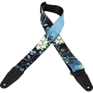 Levy's MPD2-038 Tracolla in poliestere Blue Flower 2'
