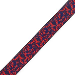 Levy's MPD2-110 Tracolla in poliestere Purple & Red Skulls 2'