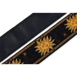 Levy's MPJG-SUN-BLK Tracolla in tessuto Sun Motif Black 2'