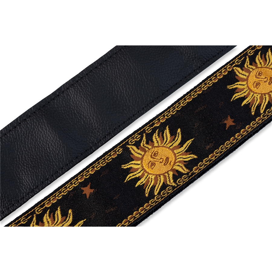 Levy's MPJG-SUN-BLK Tracolla in tessuto Sun Motif Black 2'