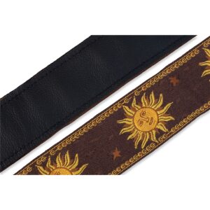 Levy's MPJG-SUN-BRN Tracolla in tessuto Sun Motif Brown 2'
