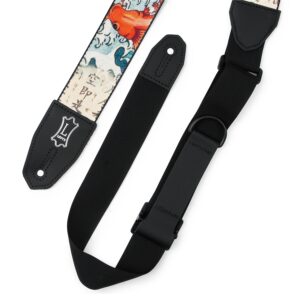 Levy's MPRH-16 Tracolla in poliestere Right Height Koi Fish & Wave Motif 2'
