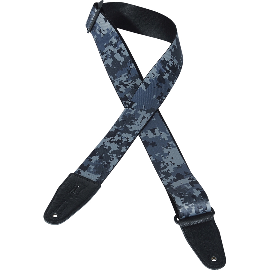Levy's MPS2-120 Tracolla in poliestere Black Blue Digital Camo 2'