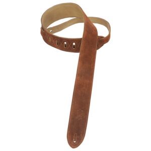 Levy's MS12-BRN Tracolla in pelle scamosciata Brown 2'