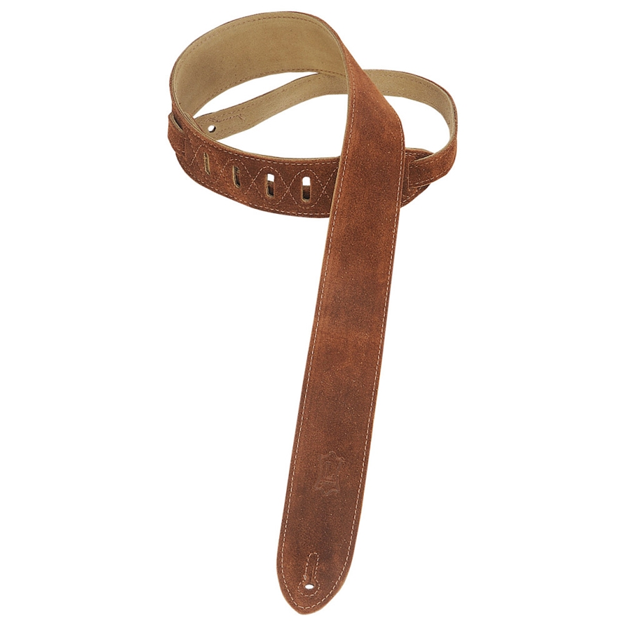 Levy's MS12-BRN Tracolla in pelle scamosciata Brown 2'