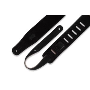 Levy's MS26-BLK Tracolla in pelle scamosciata Black 2 1/2'