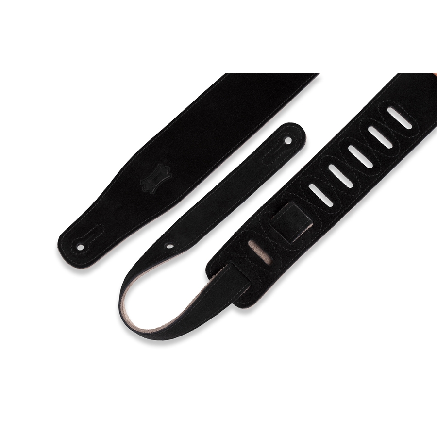 Levy's MS26-BLK Tracolla in pelle scamosciata Black 2 1/2'