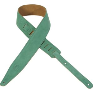 Levy's MS317AUR-SEA Tracolla in pelle scamosciata Seafoam 2 1/2'
