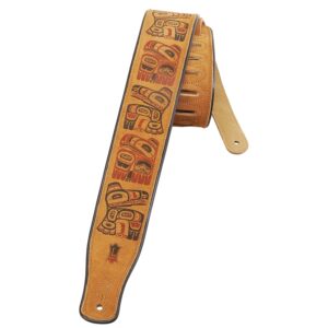 Levy's MSS3PHG-HNY Tracolla in pelle scamosciata Totem Pole 2 1/2'