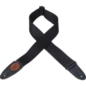 Levy's MSS8-BLK Tracolla in polipropilene Black & Walnut 2'