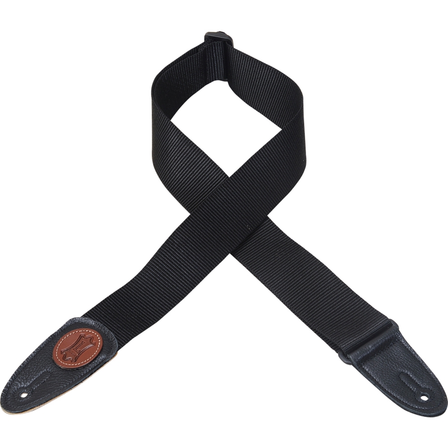 Levy's MSS8-BLK Tracolla in polipropilene Black & Walnut 2'