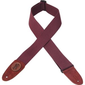 Levy's MSSC8-BRG Tracolla in cotone Burgundy 2'