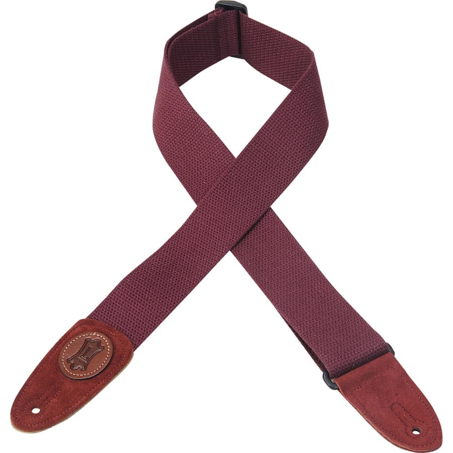 Levy's MSSC8-BRG Tracolla in cotone Burgundy 2'