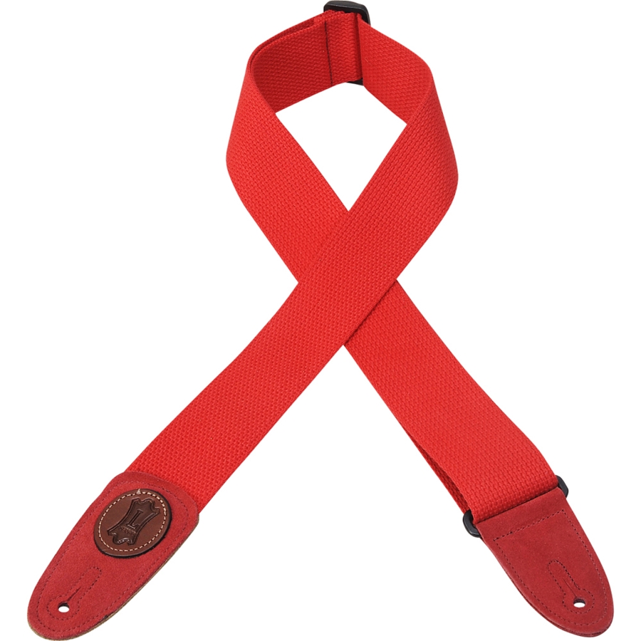Levy's MSSC8-RED Tracolla in cotone Red 2'