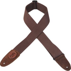 Levy's MSSC8-XL-BRN Tracolla XL in cotone Brown 2'