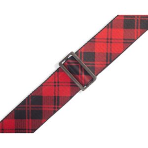 Levy's MSSPLD8-RED Tracolla in poliestere Lumberjack 2'