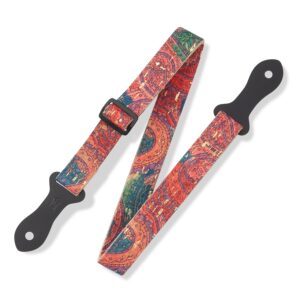 Levy's MX23ALL-004 Tracolla per ukulele in sughero Paisley 1'