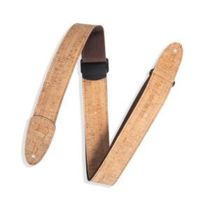 Levy's MX8-NAT Tracolla in sughero Solid Natural 2'