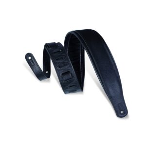Levy's PM32-BLK Tracolla in pelle imbotita Black 3'