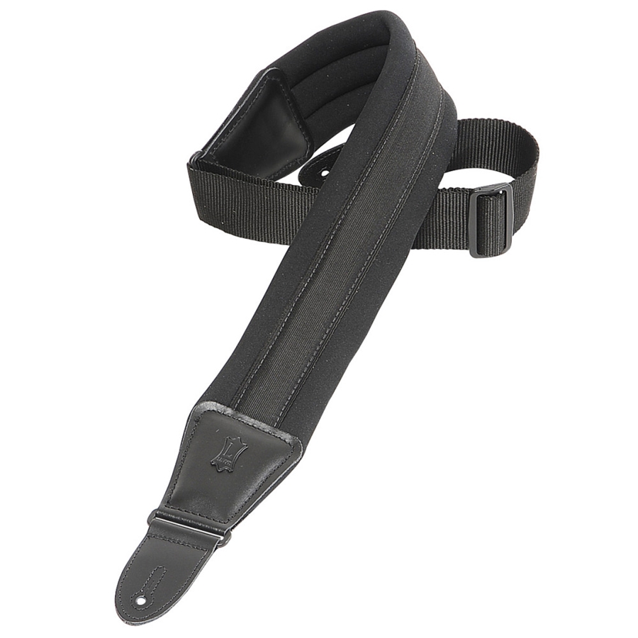 Levy's PM48NP3-BLK Tracolla in neoprene imbottita Black 3 1/4'
