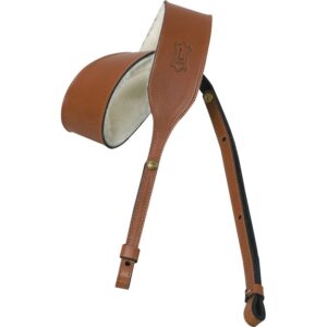 Levy's PMB32-WAL Tracolla per banjo in pelle conciata al vegetale Walnut 2'