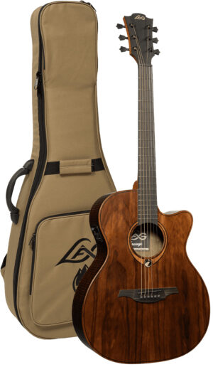 Lag SAUVAGE-ACE Chitarra Acustica Auditorium Cutaway EQ