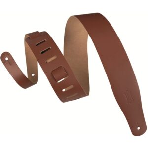 Levy's M26-WAL Tracolla in pelle pieno fiore Walnut 2 1/2'